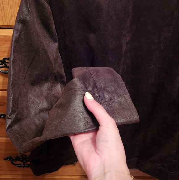 Brown Suede Jacket Atlas For Men - Picture 5 of 8